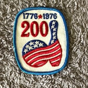 Vintage 1776-1976 Patriotic Bowling Patch - 200